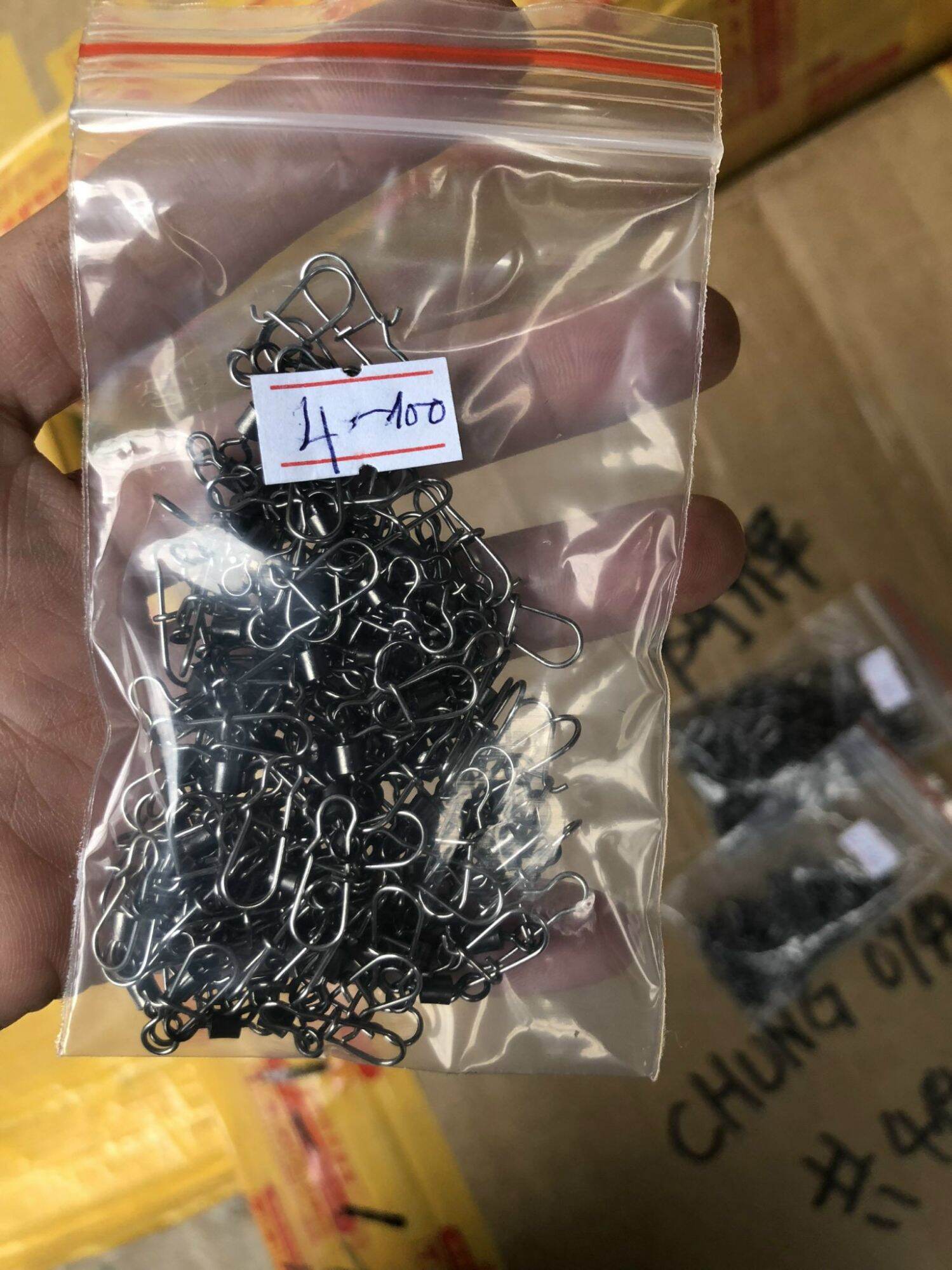 Combo 5 chiếc khóa chữ u móc mồi câu lure