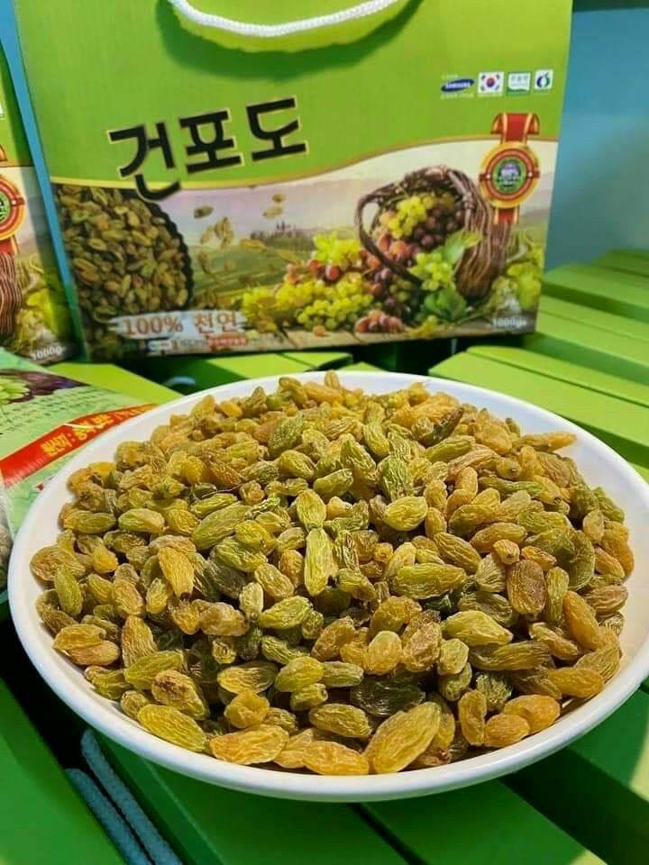🍇🍇🍇 NHO KHÔ HÀN QUỐC HỘP 1KG 🍇🍇