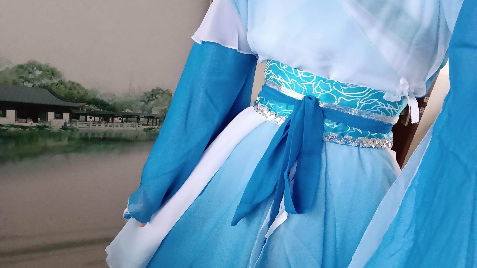 Hán phục cổ trang Trung Quốc chiết eo cực thướt tha