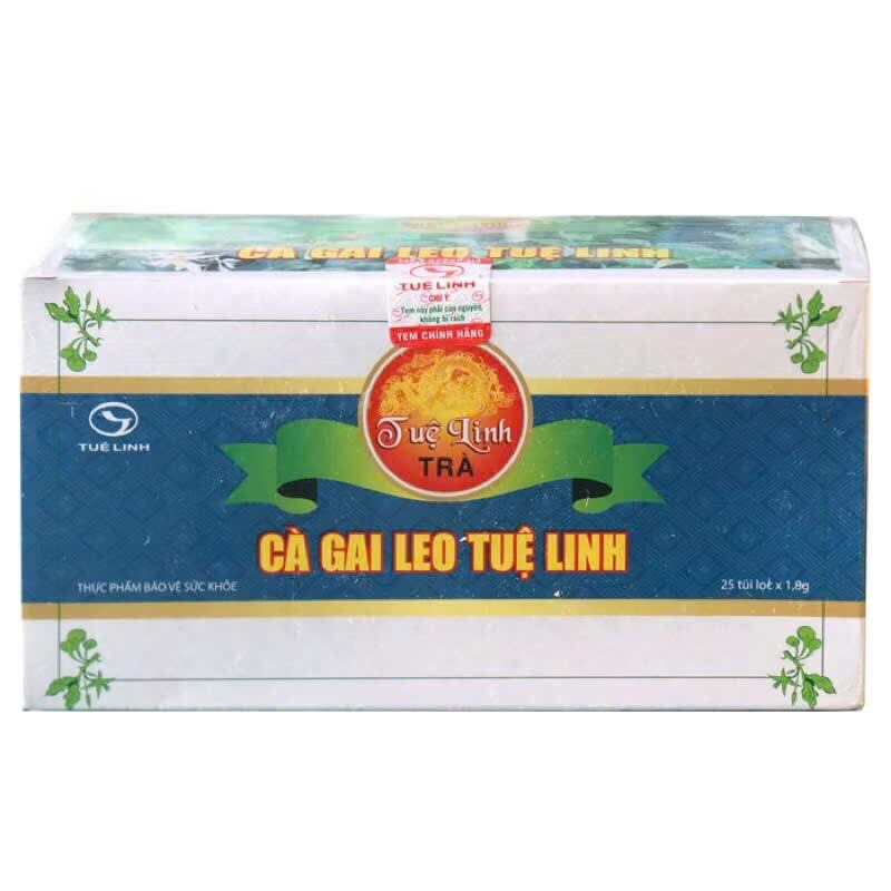 Trà Cà Gai Leo Tuệ Linh - Hỗ trợ giải độc gan, tăng cường chức năng gan - Hộp 25 túi lọc x 1,8g