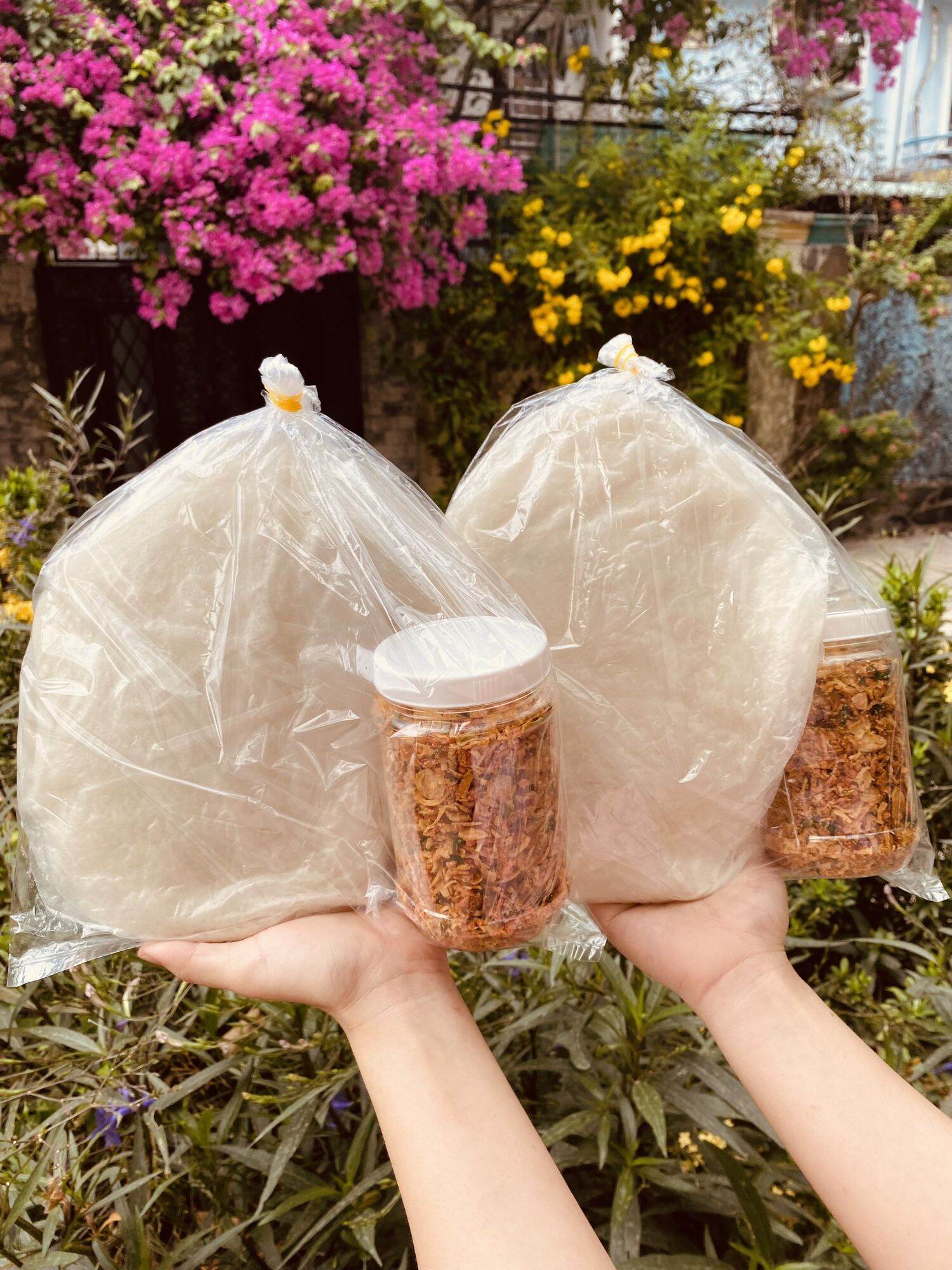 🔥🔥 set bánh tráng phơi sương muối tép hành phi 💥💥💥