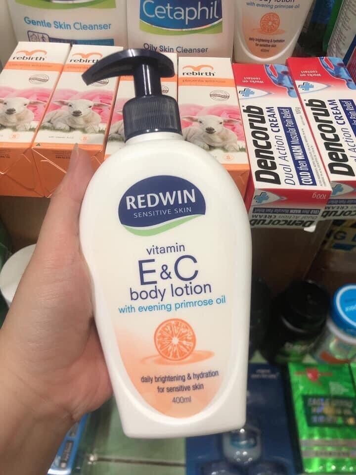 Dưỡng thể redwin lotion Úc 400ml