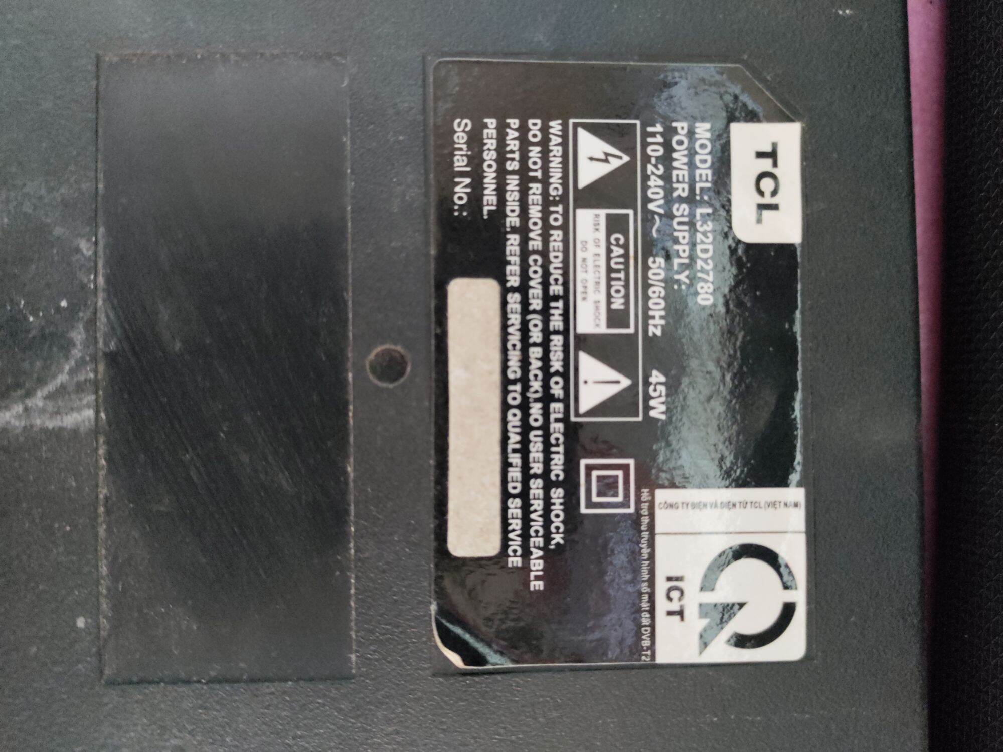 Loa tivi TCL L32D2780