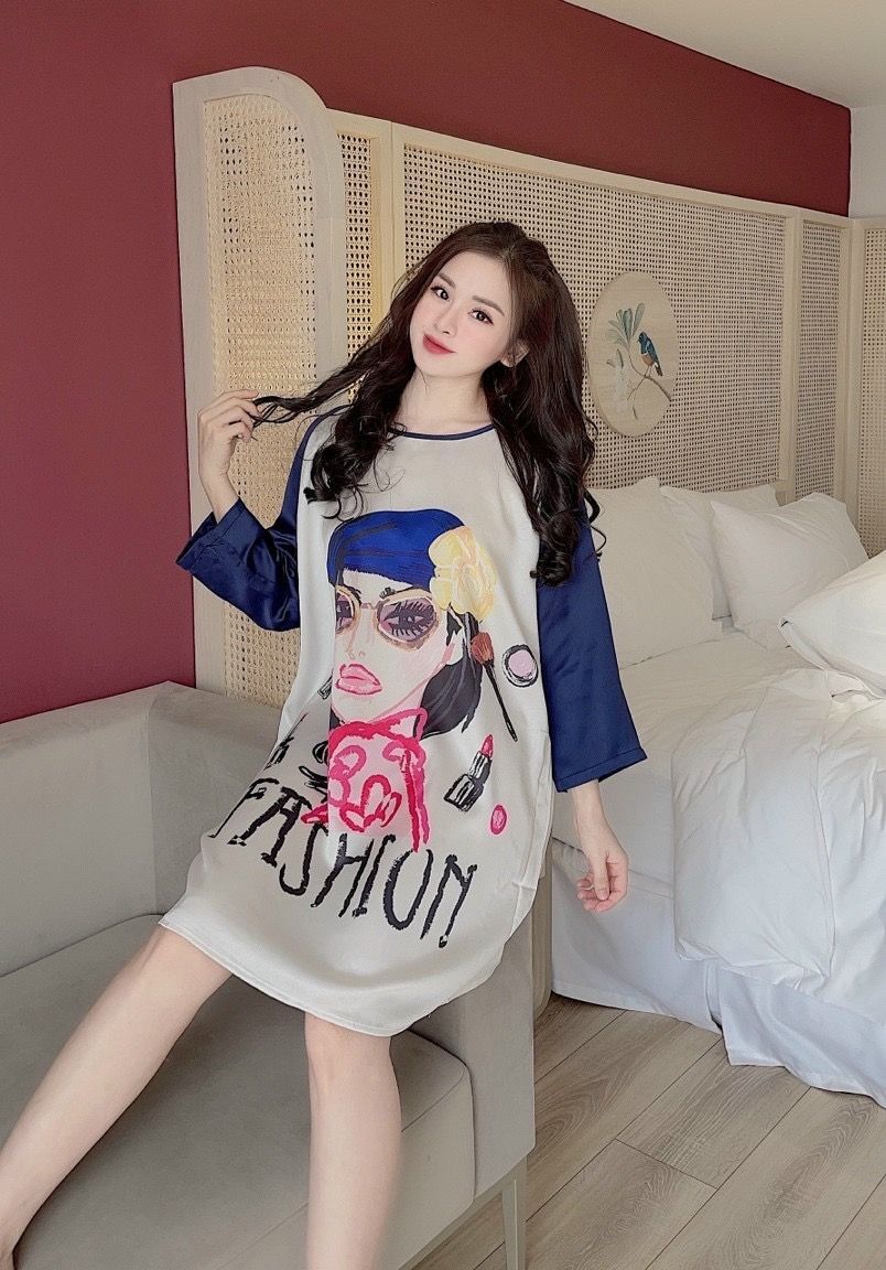 Váy lụa satin
