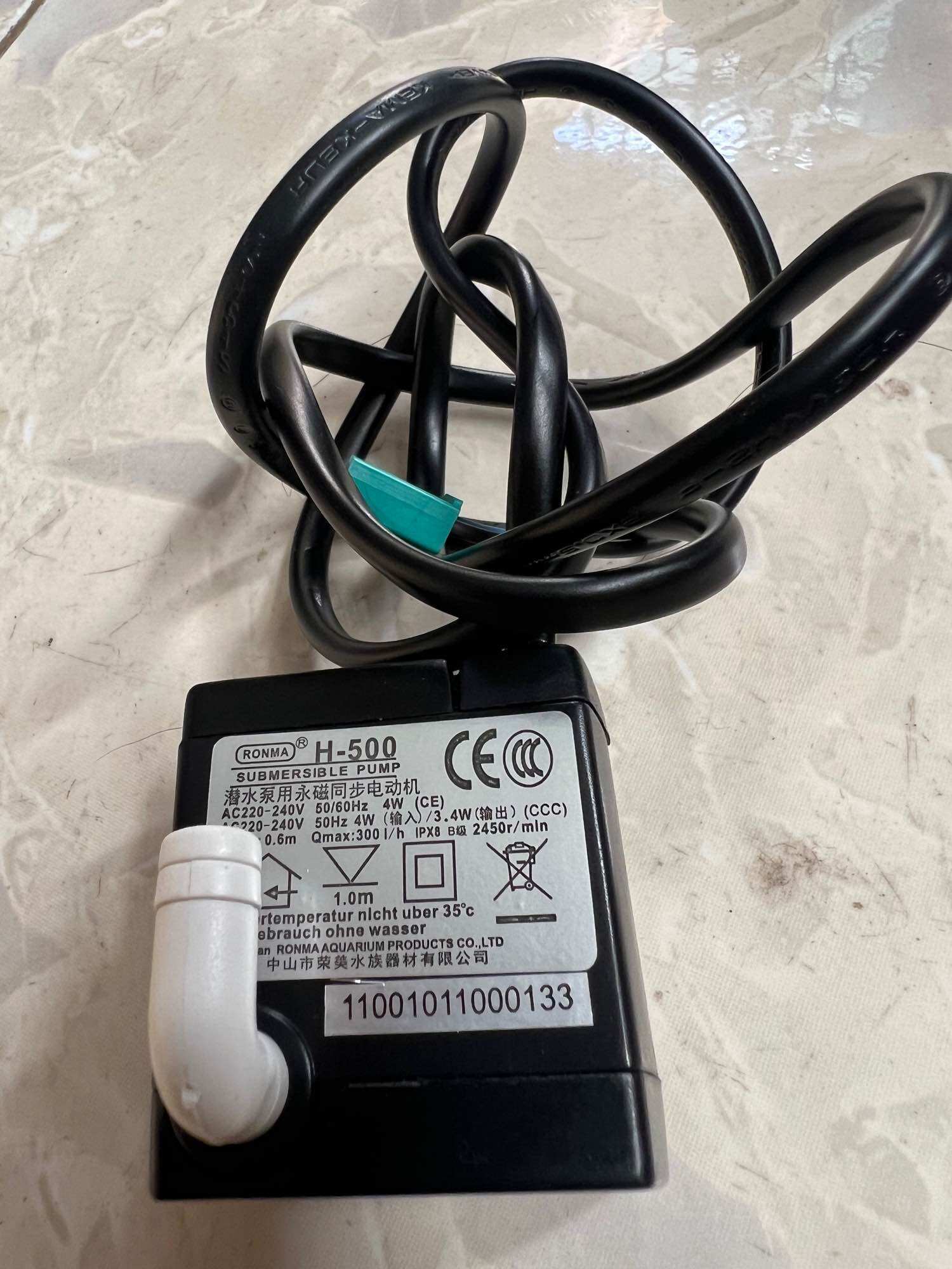 [HCM]Bơm nước RONMA H-500 dùng cho quạt đều hòa Midea Comfee