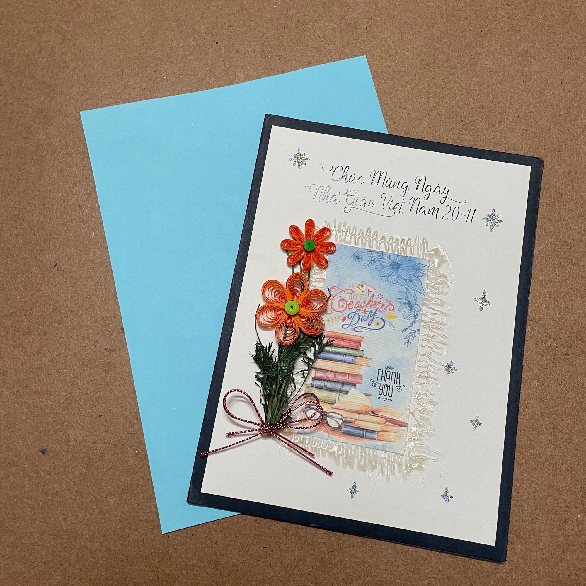 Thiệp handmade chúc mừng ngày 20/11 cỡ lớn