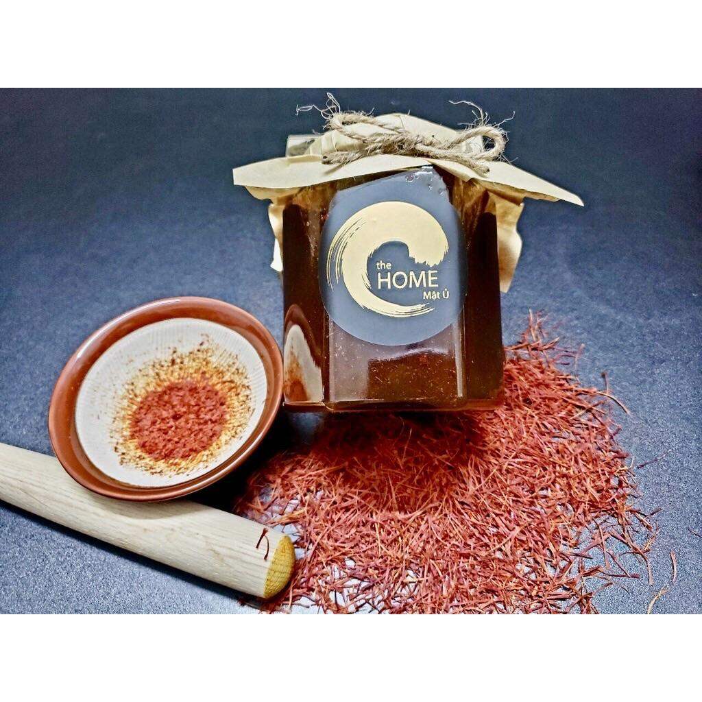 Saffron ngâm mật ong (500ml) - Saffron Bahraman (2g).