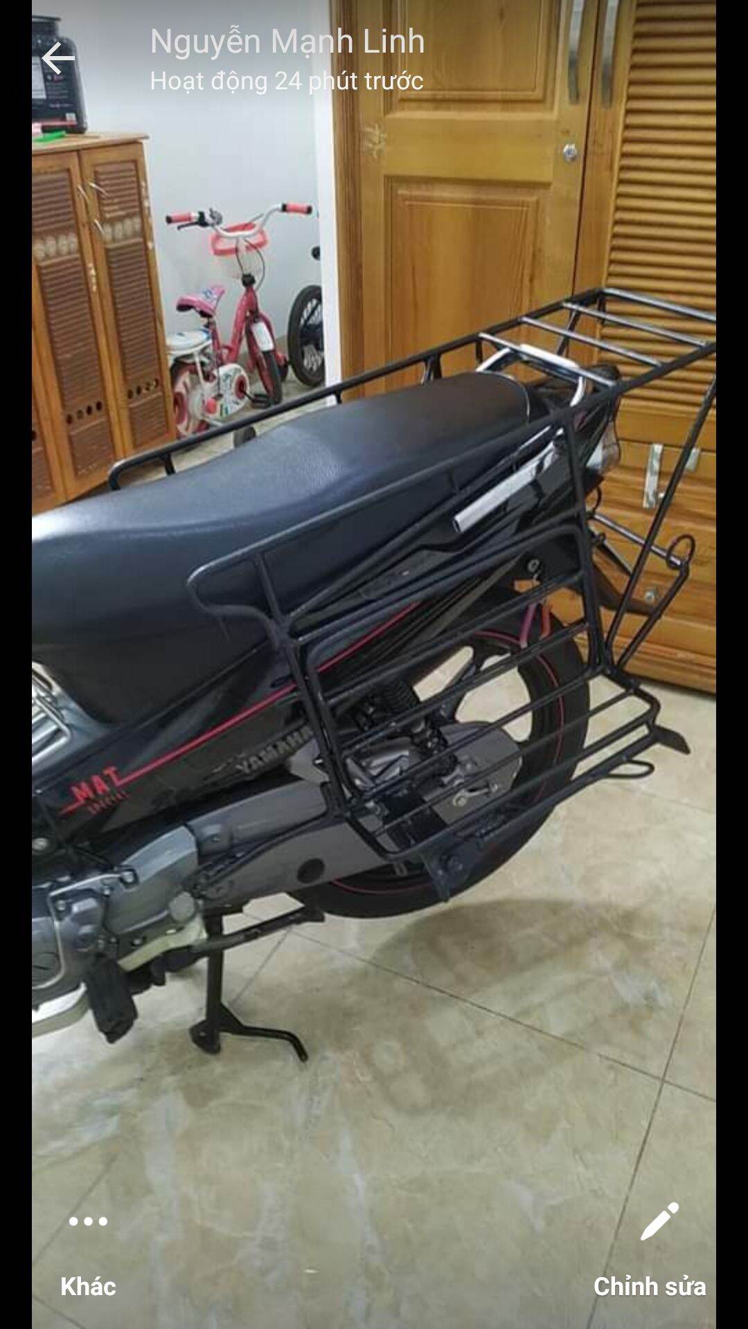Giá chở hàng xe yamaha SIRIO 0977091880