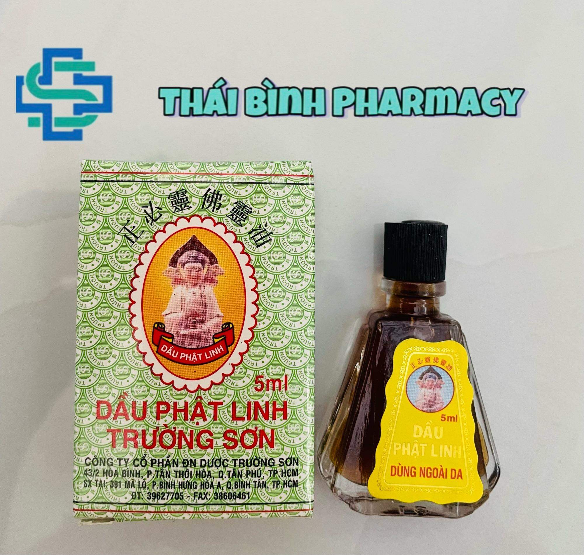 Dầu gió Trường Sơn Phật linh (Dầu nhị thiên đường) chai 5ml - Tinh