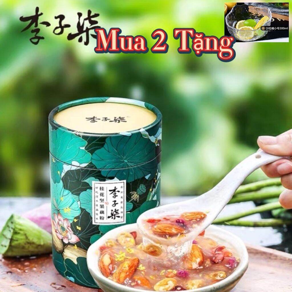 [Mua 2 hộp tặng bát thủy tinh] Bột củ sen chè dưỡng nhan Lý Tử Thất