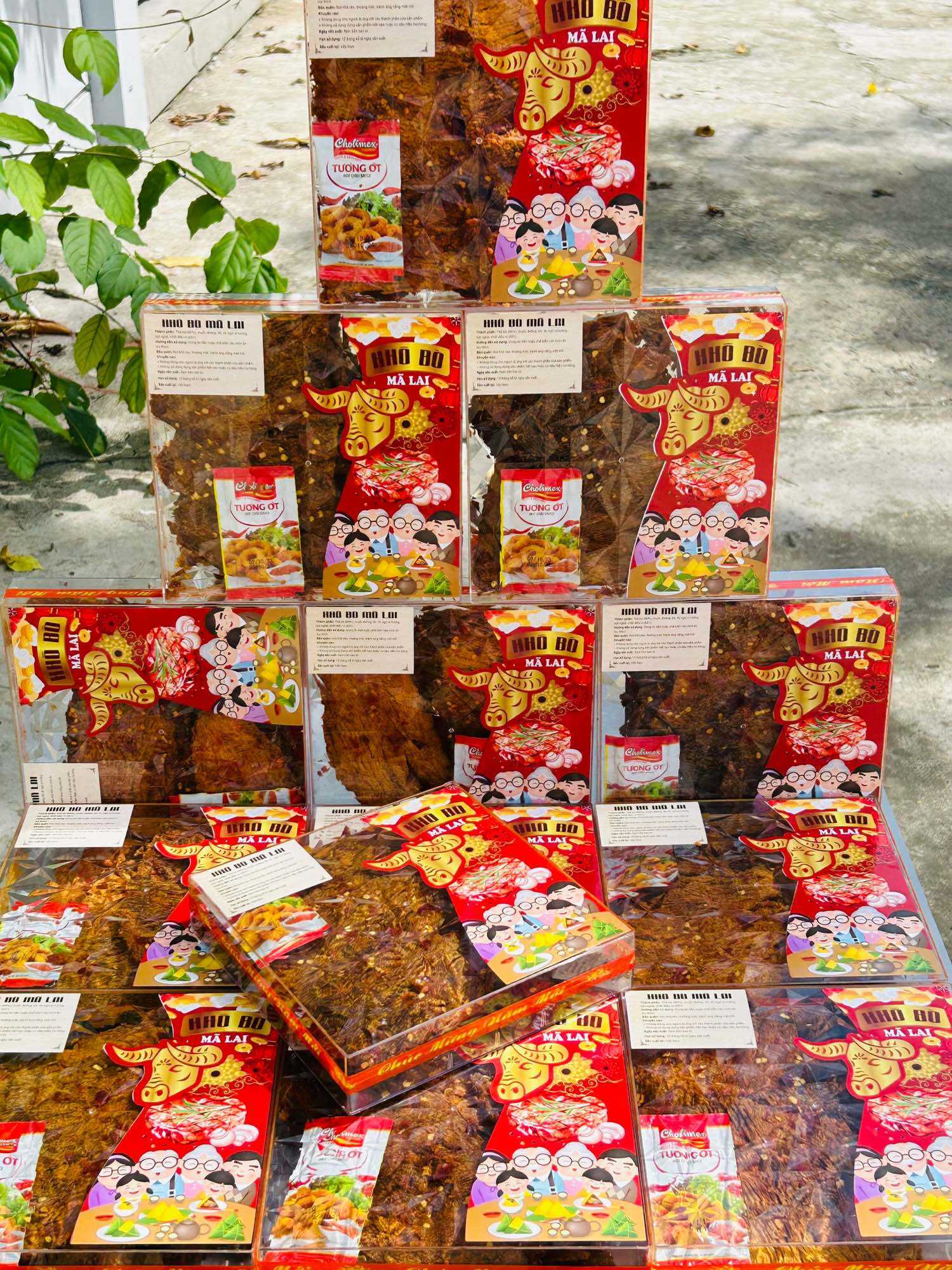 KHÔ BÒ MIẾNG MALAI SIÊU CAY 🐮🚫500gr