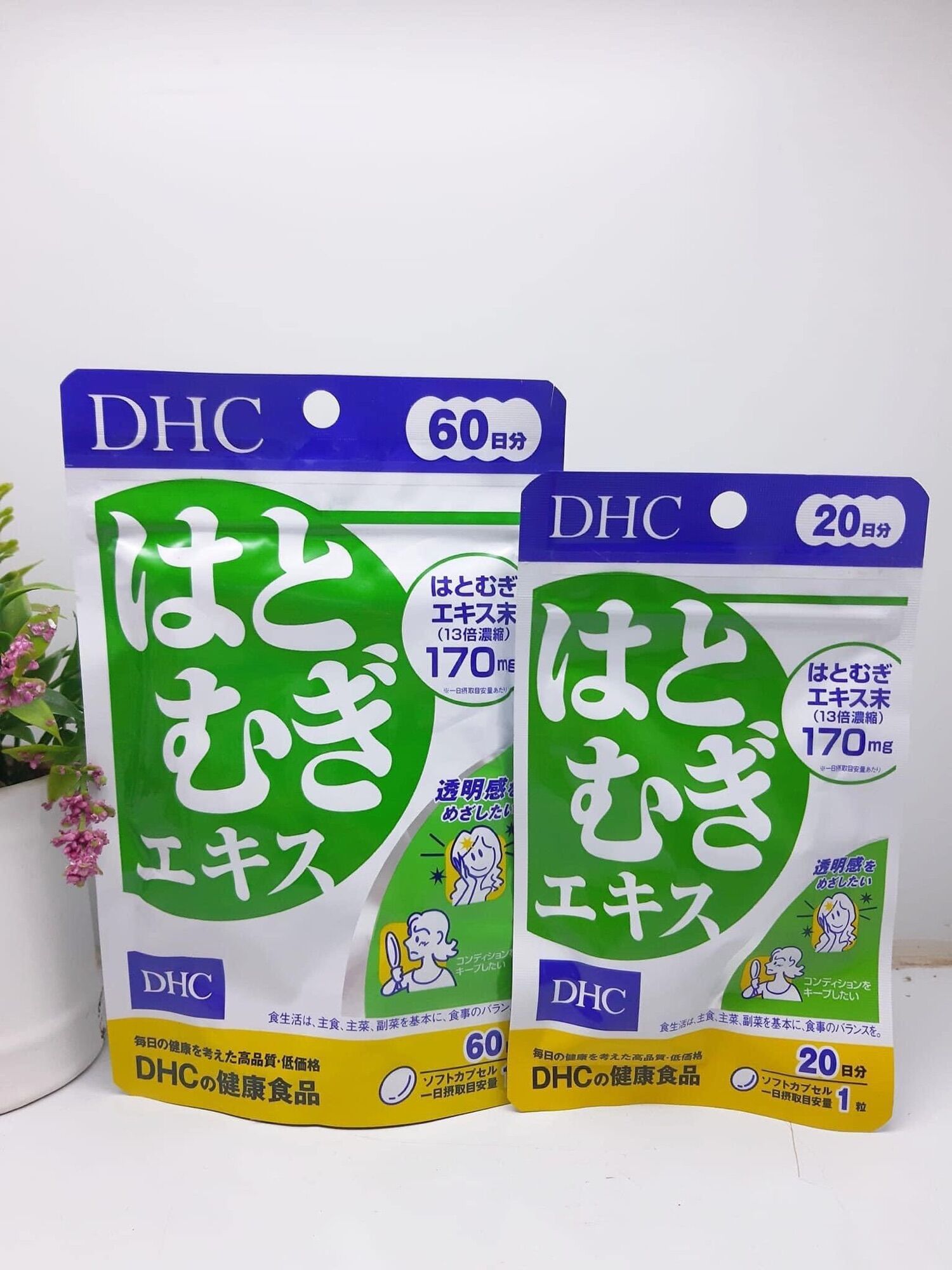 Viên uống trắng da coix DHC Nhật Bản 20/60 viên 20/60 ngày