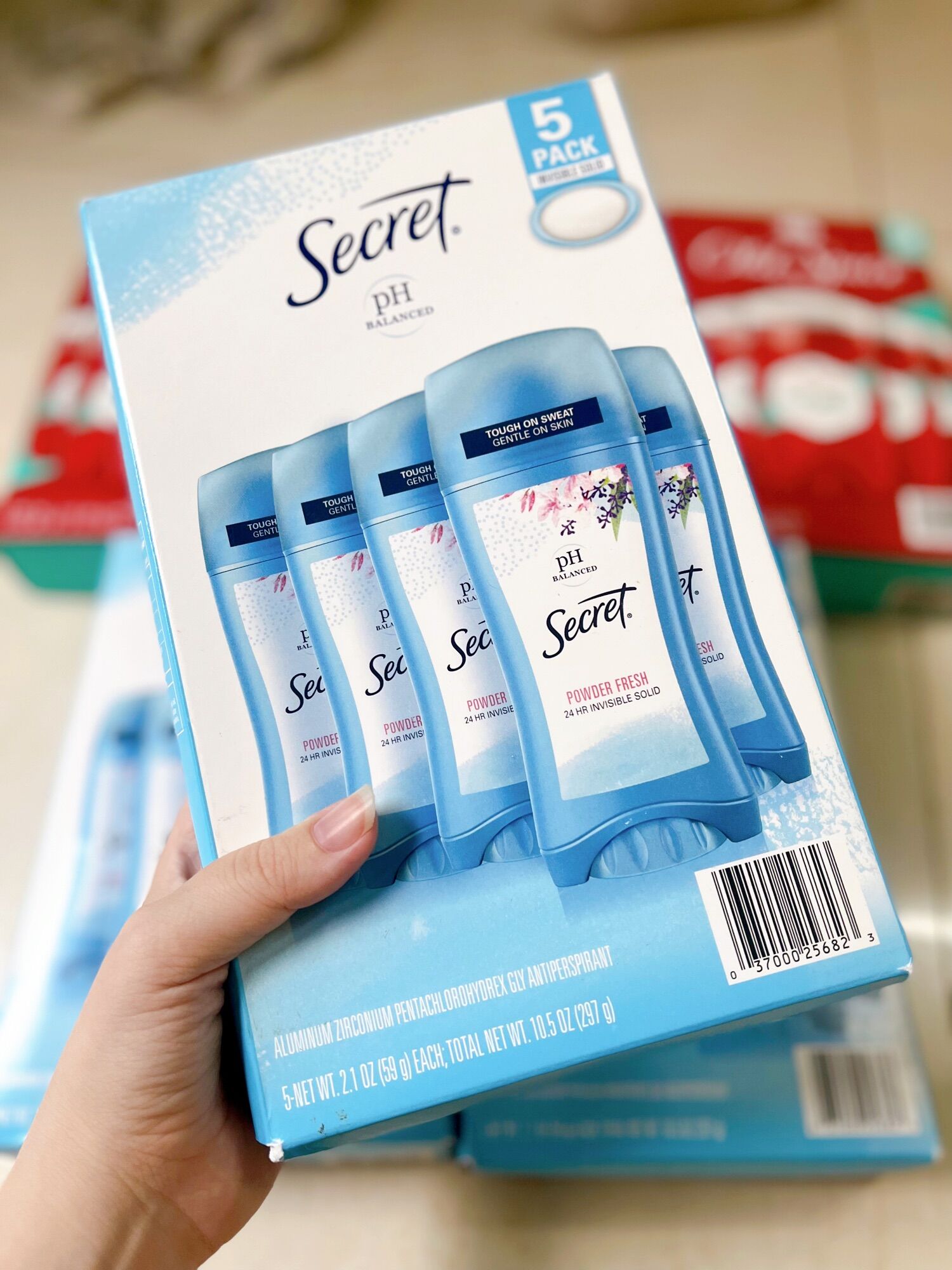 Sáp lăn khử mùi Secret powder fresh 59g