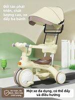 Multi-function Tricycle for Toddlers 1-3-6 Years Ride and Push