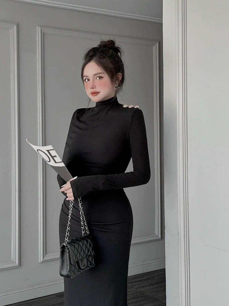 Đầm body mặt 2 kiểu