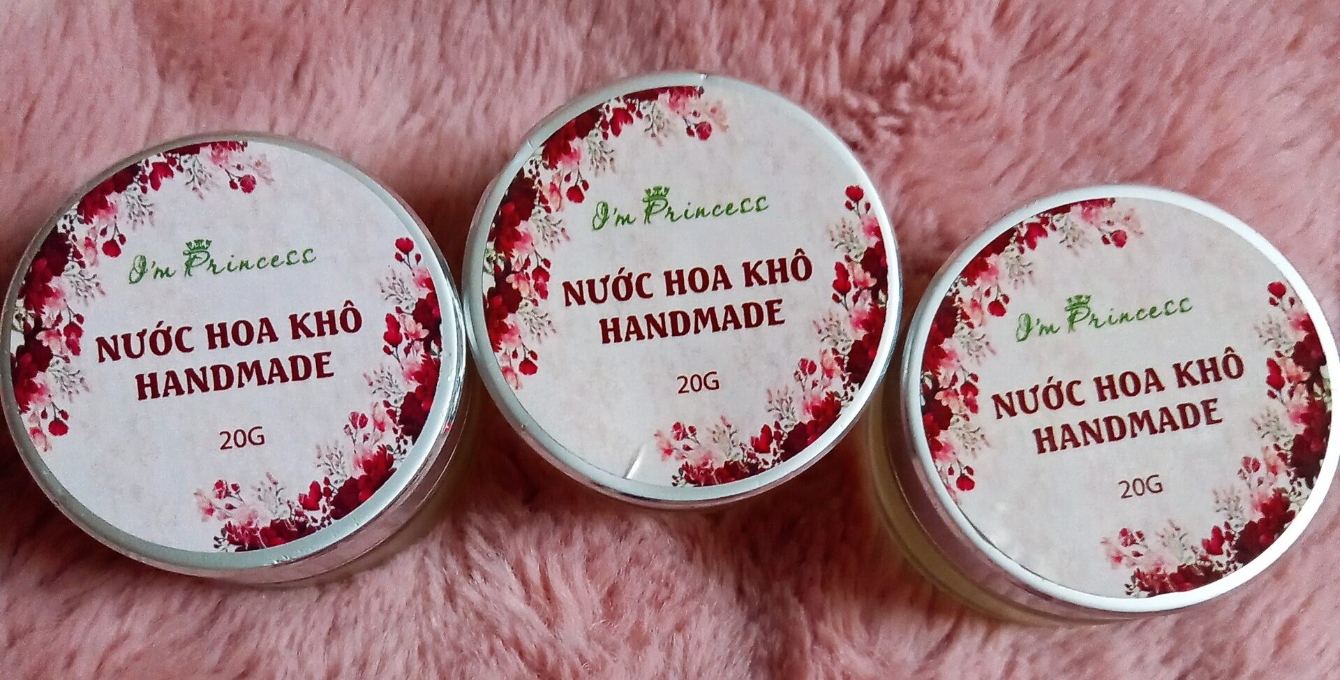 Nước hoa khô handmade 20g đủ mùi