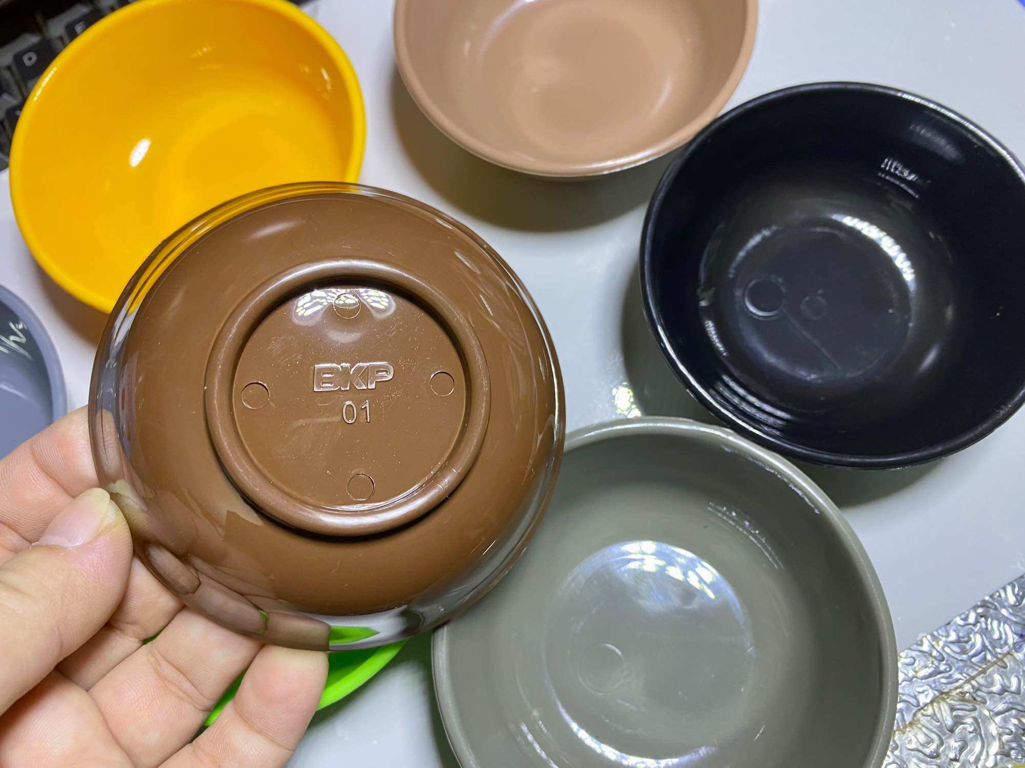 🔥Combo 10 Chén Đựng Nước Chấm, Nhựa PP Dày, Đẹp (9cm)