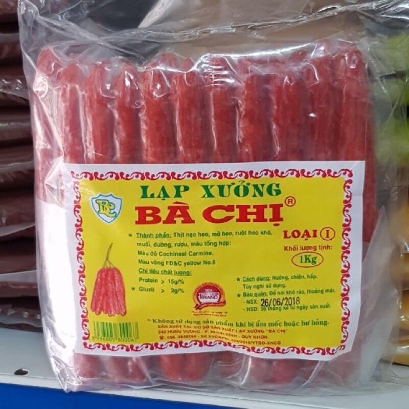 Lạp xưởng bà chị loại i 500g