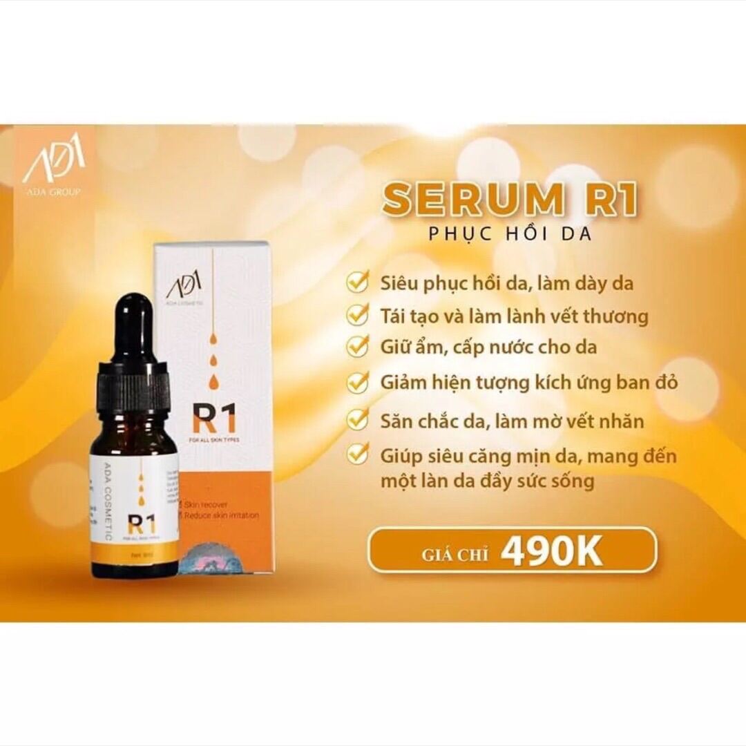 Serum R1 ADA COSMETIC Siêu Phục Hồi Da,Làm Săn Chắc Da & Mờ Vết Nhăn