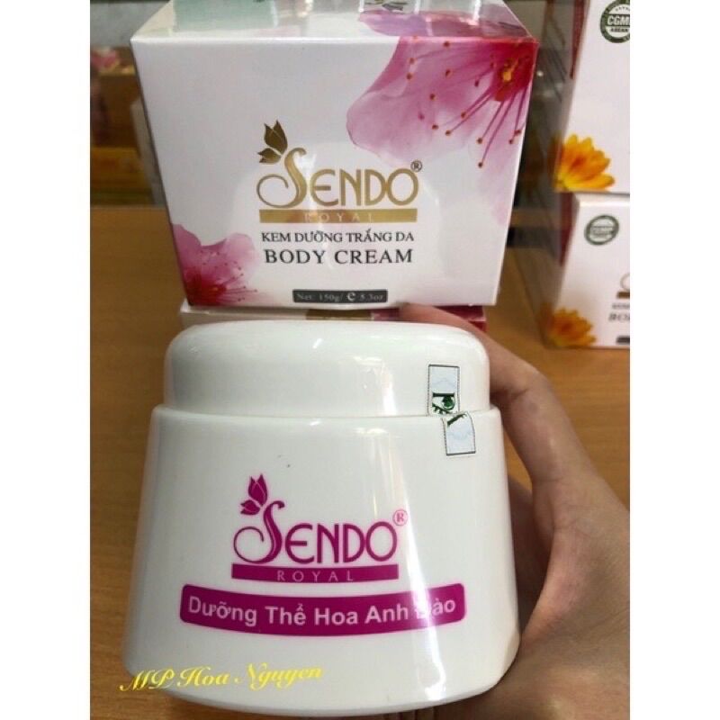 Kem sendo dưỡng thể hoa anh đào