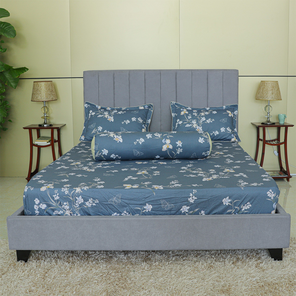 Bộ ga gối cotton hometex - drap vải cotton hometex - sản phẩm của cty may thiên hà.