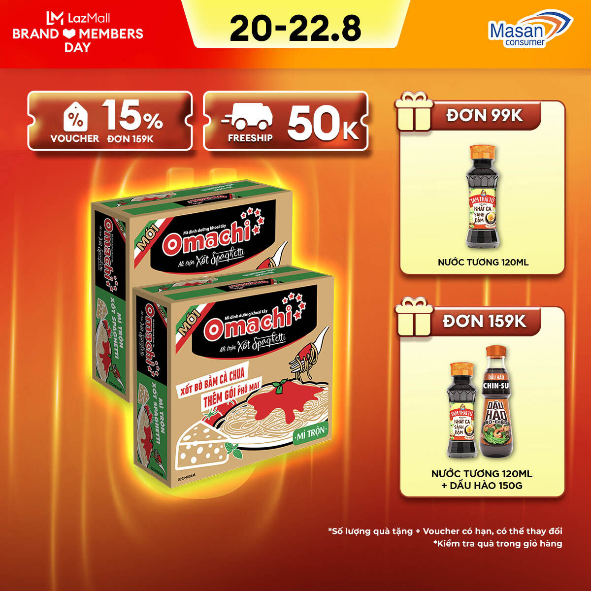 Combo 2 thùng mì omachi mì trộn xốt spaghetti gói 90g - thùng 30 gói x 90g