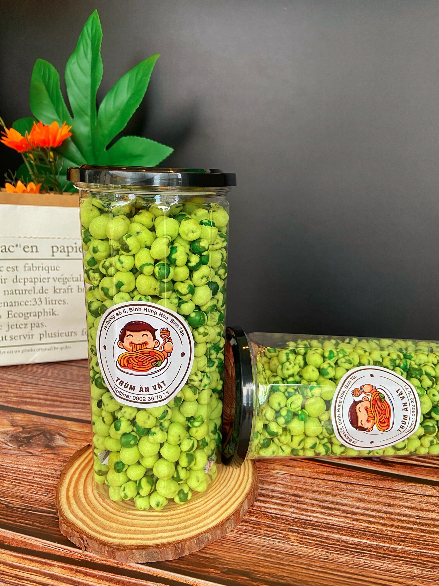 - đậu hà lan wasabi siêu ngon