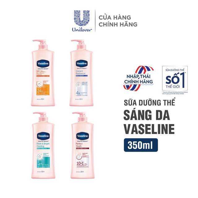 Sữa dưỡng thể vaseline 350ml