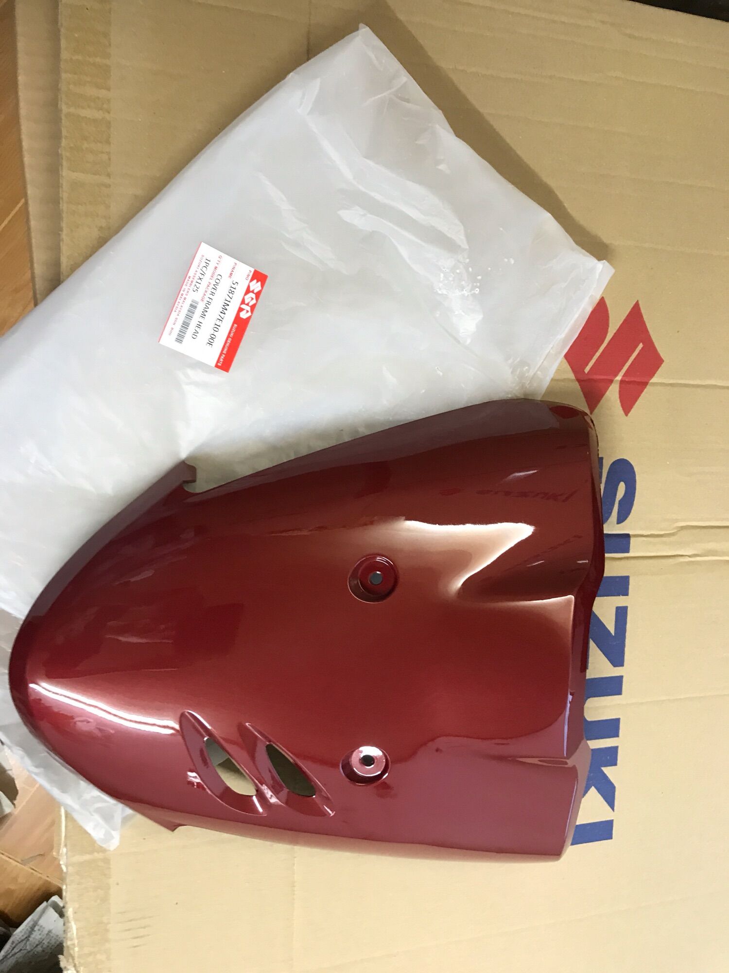 Mặt Nạ Suzuki Fx 125 - Màu Đỏ Đô