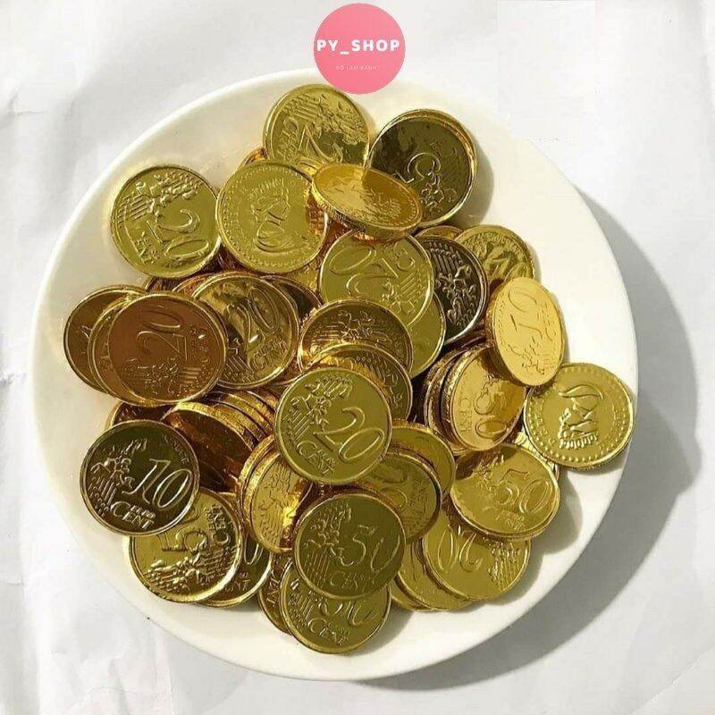 Kẹo socola đồng tiền tròn - kẹo vuông