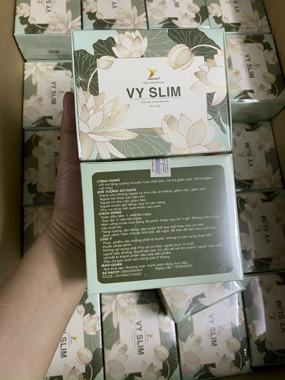 Giảm cân vy slimchính hãng tặng kèm 6 viên hồng