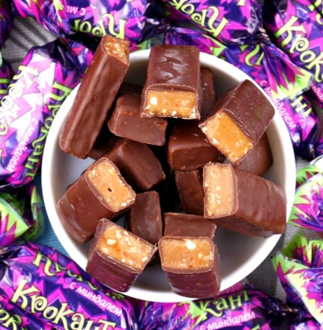 Kẹo socola Krokant nhập khẩu Nga gói 500g