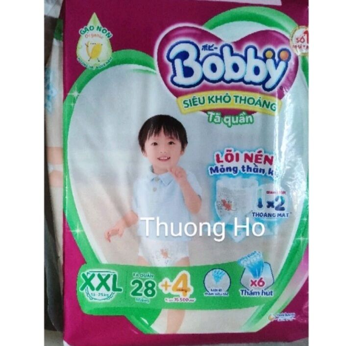 TẶNG 4 MIẾNG..TẢ QUẦN BOBBY XXL28 +4 MIẾNG