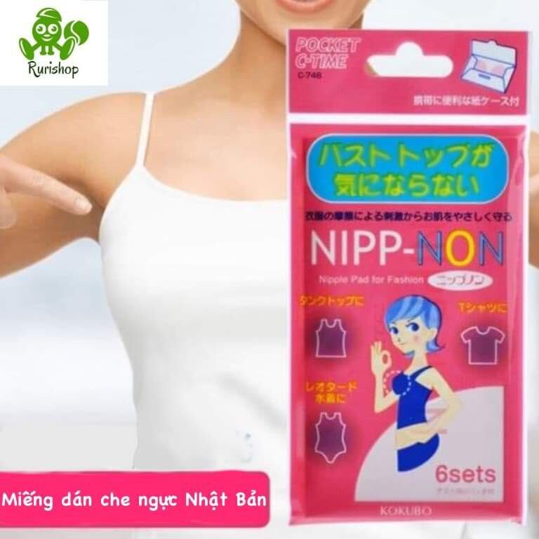 Set 12 miếng dán che ngực Nipp-Non Nhật Bản