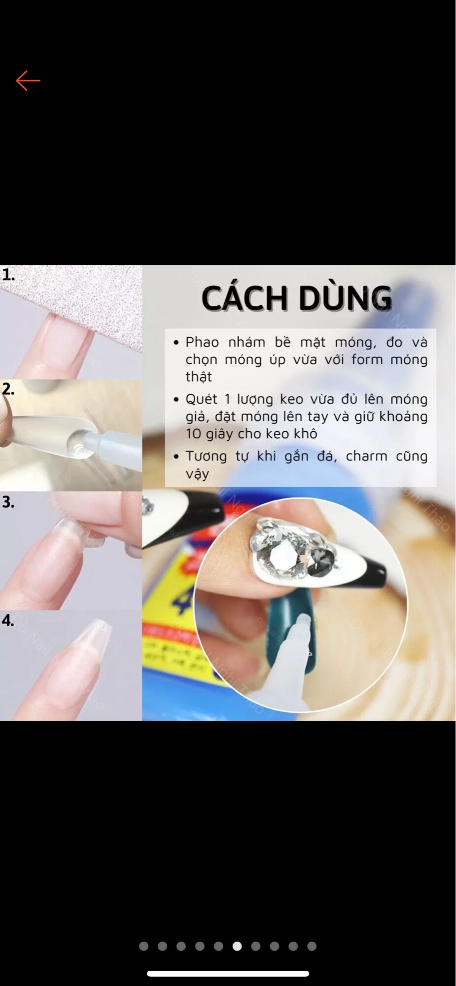 Keo dán móng chuyên dụng 401