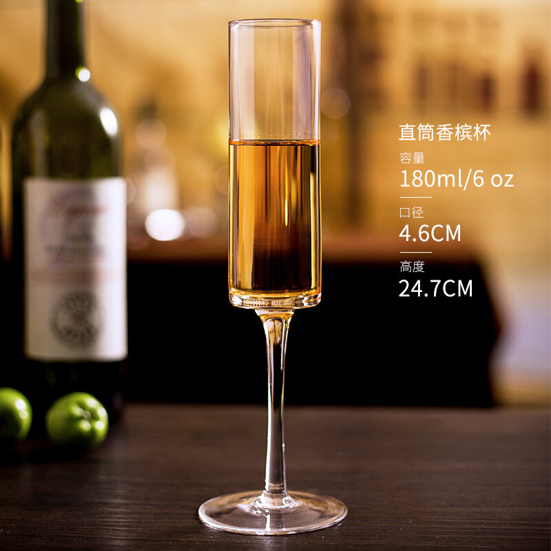 Pha lê champagne bộ ly rượu cao cấp ly sáng tạo sử dụng tại nhà đuôi gà ly rượu 1
