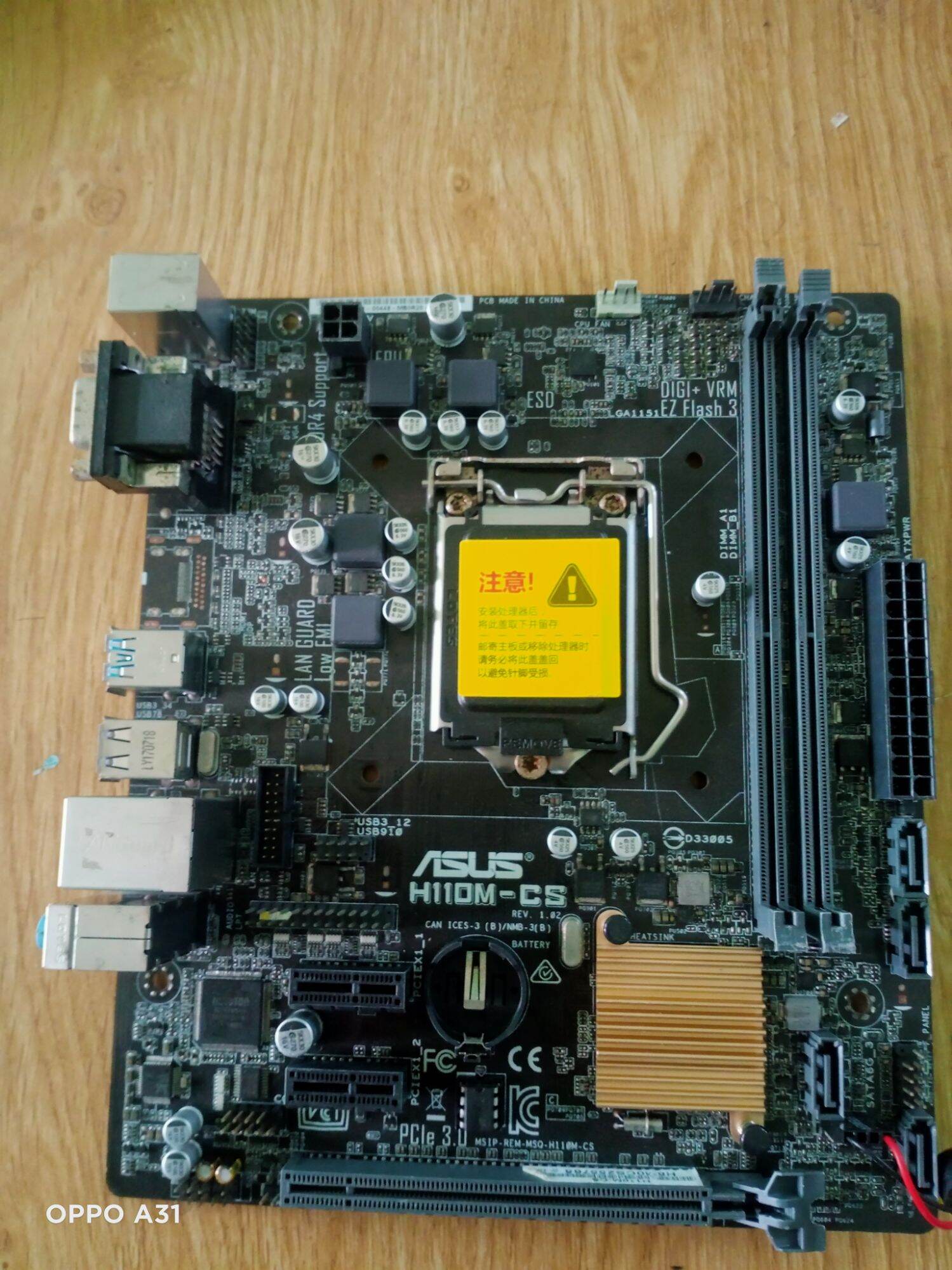 mainboard asus h110  SOCKET 1151