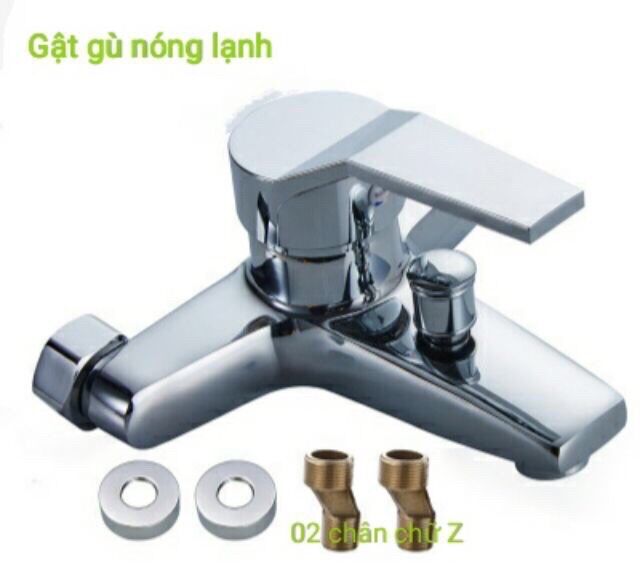 Củ sen nóng lạnh mạ crom sáng bóng (tặng kèm chân chữ Z)