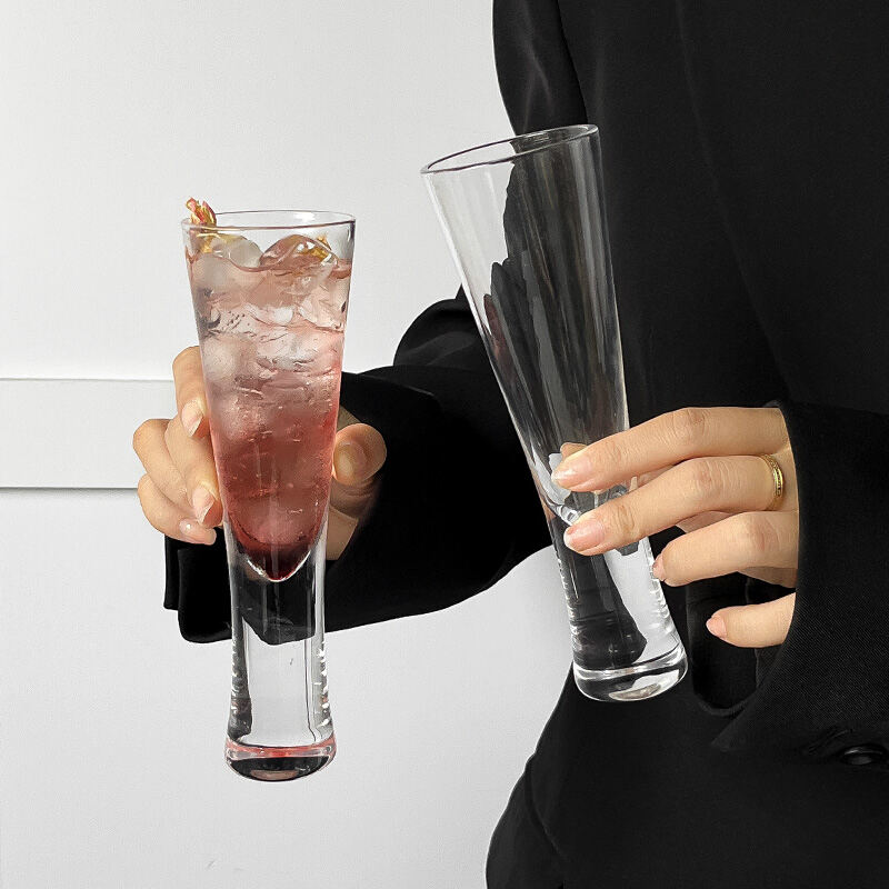 Cốc Thủy Tinh Pha Chế Crystal Champagne Cốc Đựng Trái Cây Cốc Rượu Vang Đỏ Cốc Coktail Thanh Lịch Dù
