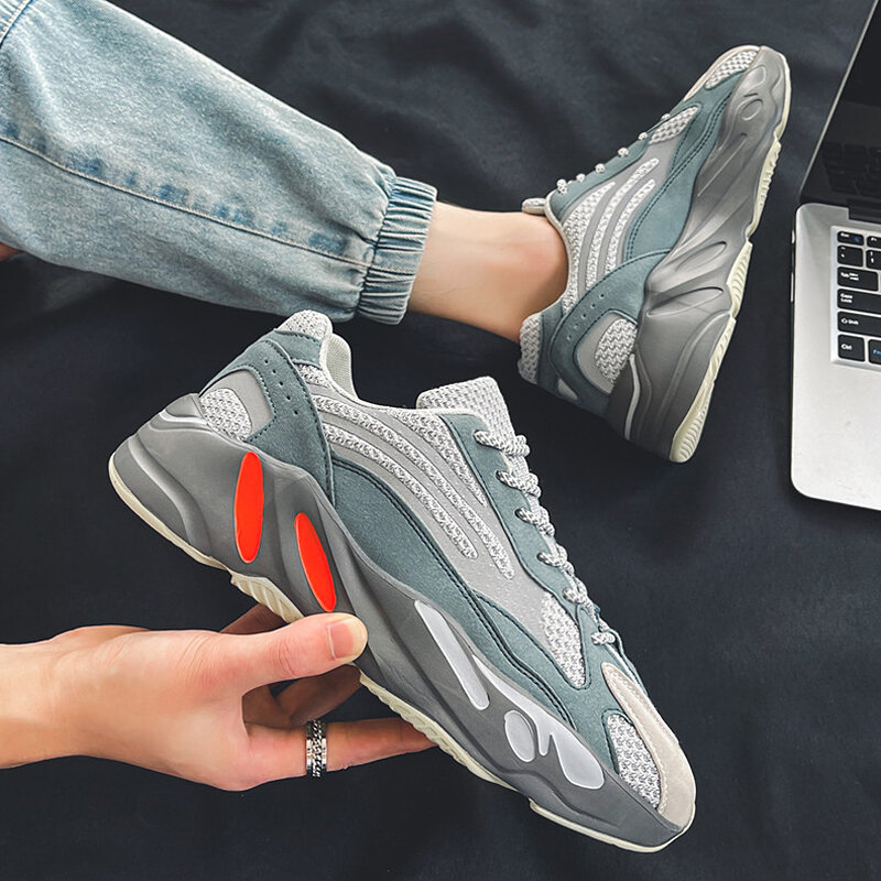 Giày Nam 700 Dừa Mùa Thu Giày Chunky Sneaker Độn Cao Nam Sành Điệu Dễ Phối Chạy Bộ Thường Ngày Thể Thao Mẫu Mới 2023