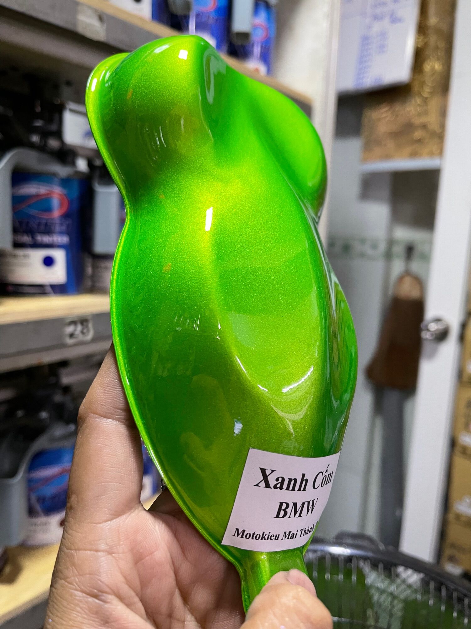 Màu sơn Xanh Cốm BMVV hệ 1K ( Sơn oto xe máy )Maithanhdat