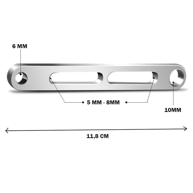 [HCM]Pat Dài Nhôm CNC Gắn Xe Máy [ 1 Chiếc ]
