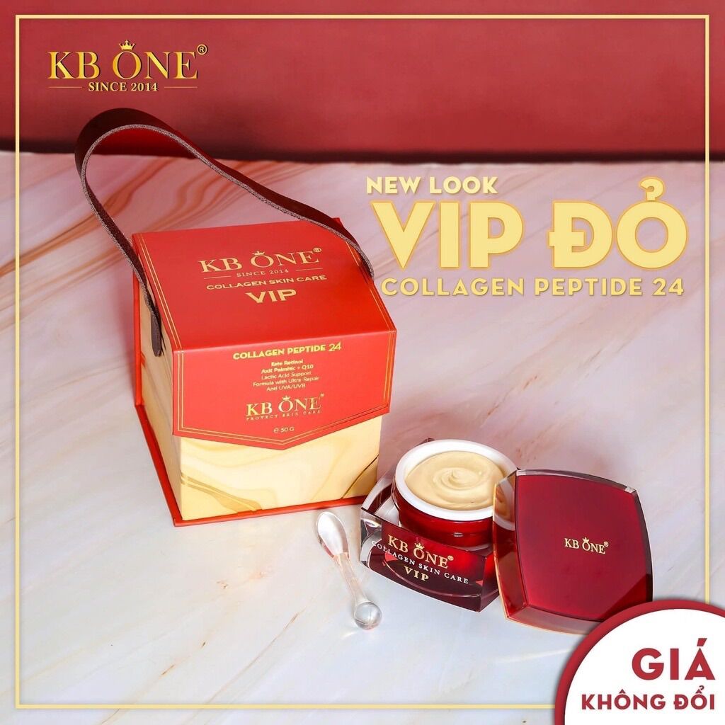Kem mặt Kbone vip đỏ hũ nhỏ 15gram.