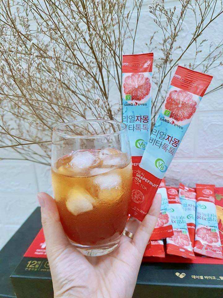 🍐🍐trà bưởi giảm cân sanga grapefruit vita tok tok🍊🍊(hàn quốc 🇰🇷