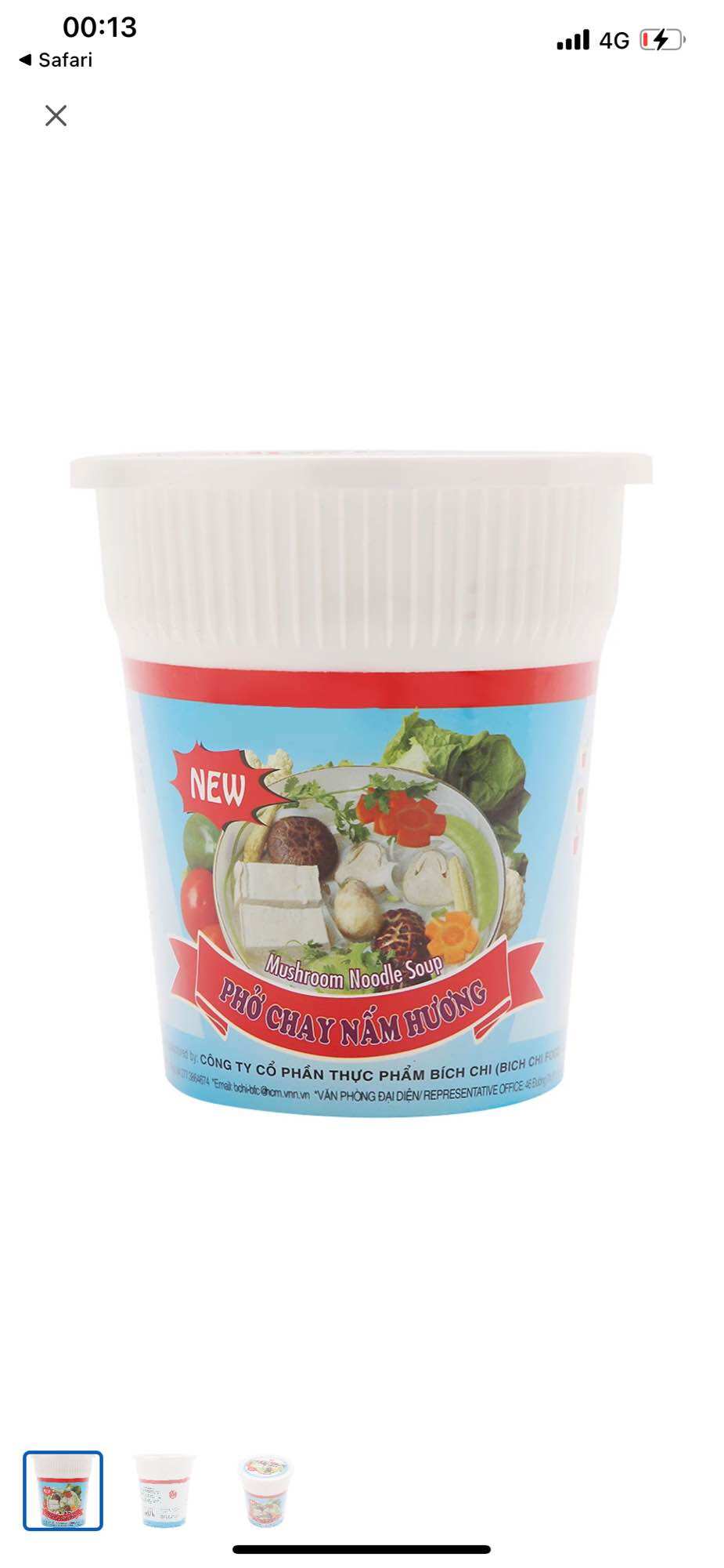 Combo 50 gói cháo 50gr Gạo lứt Bích Chi