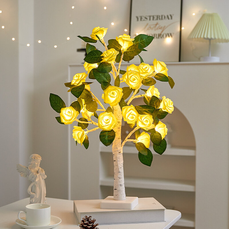 BEAUTY IN THE LIGHT | Đèn Cây Hoa Hồng LED Đèn Đêm Romatic