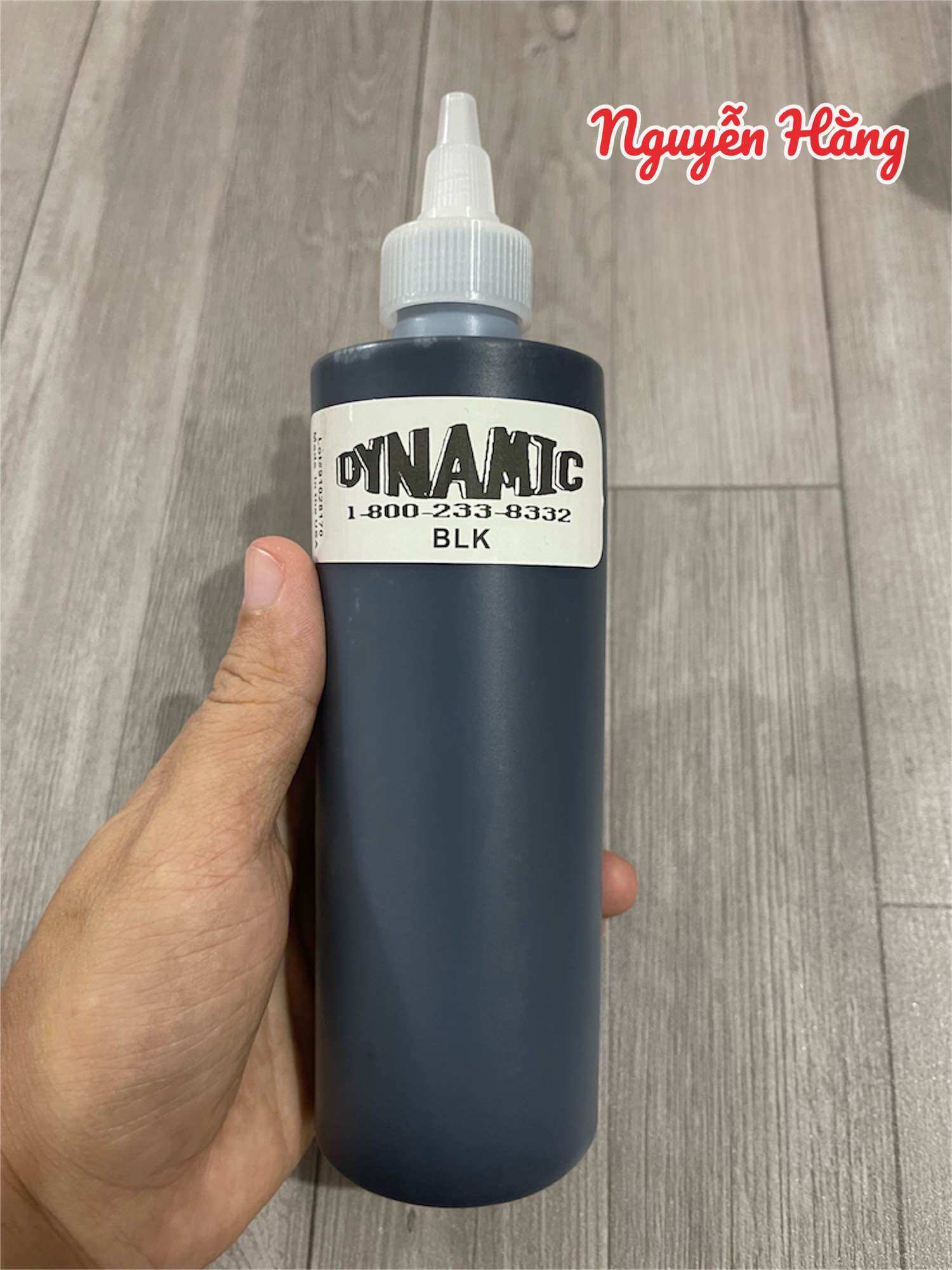 Mực Dynamic học phun xăm, tattoo chai to 250ml