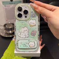 PINFEI | Ốp Lưng Chống Rơi Dễ Thương cho iPhone có Giá Đỡ
