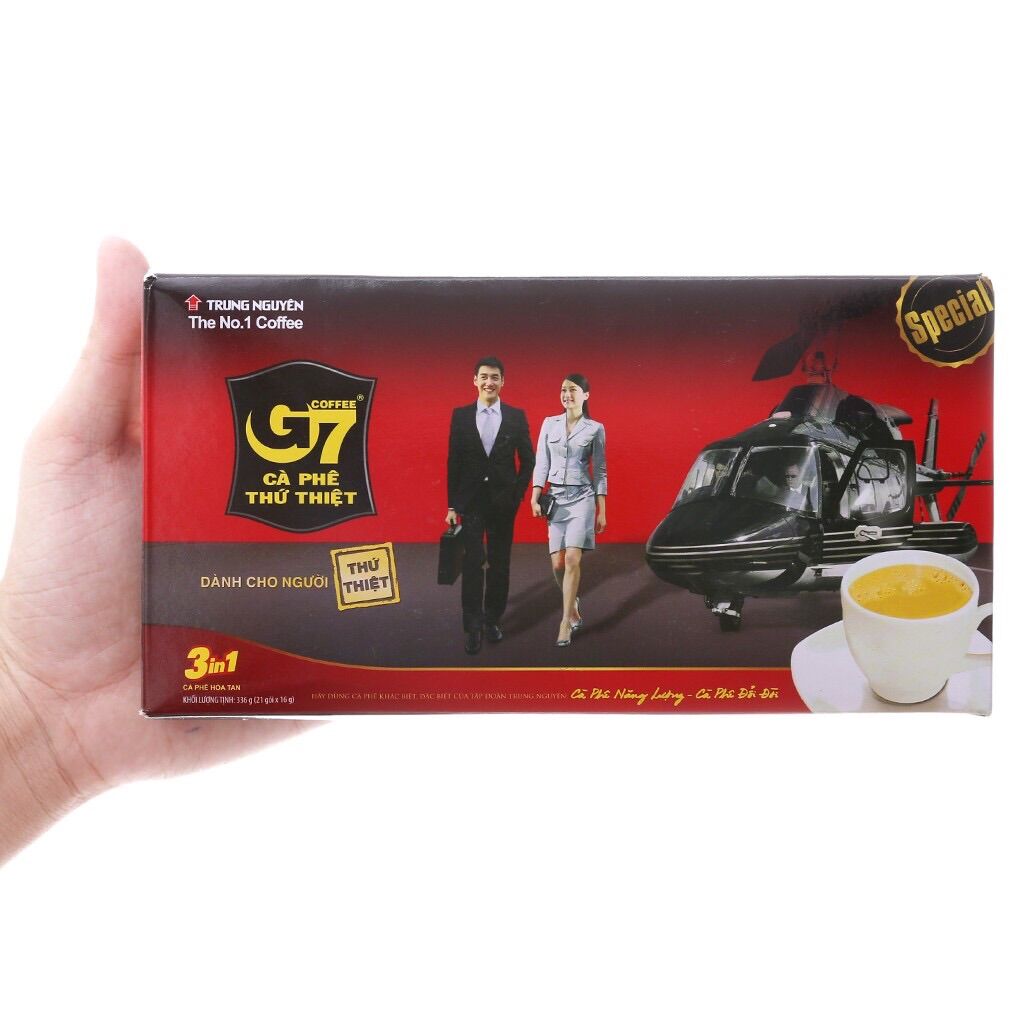 Cà phê sữa G7 3 in 1 336g (21 gói x 16g)