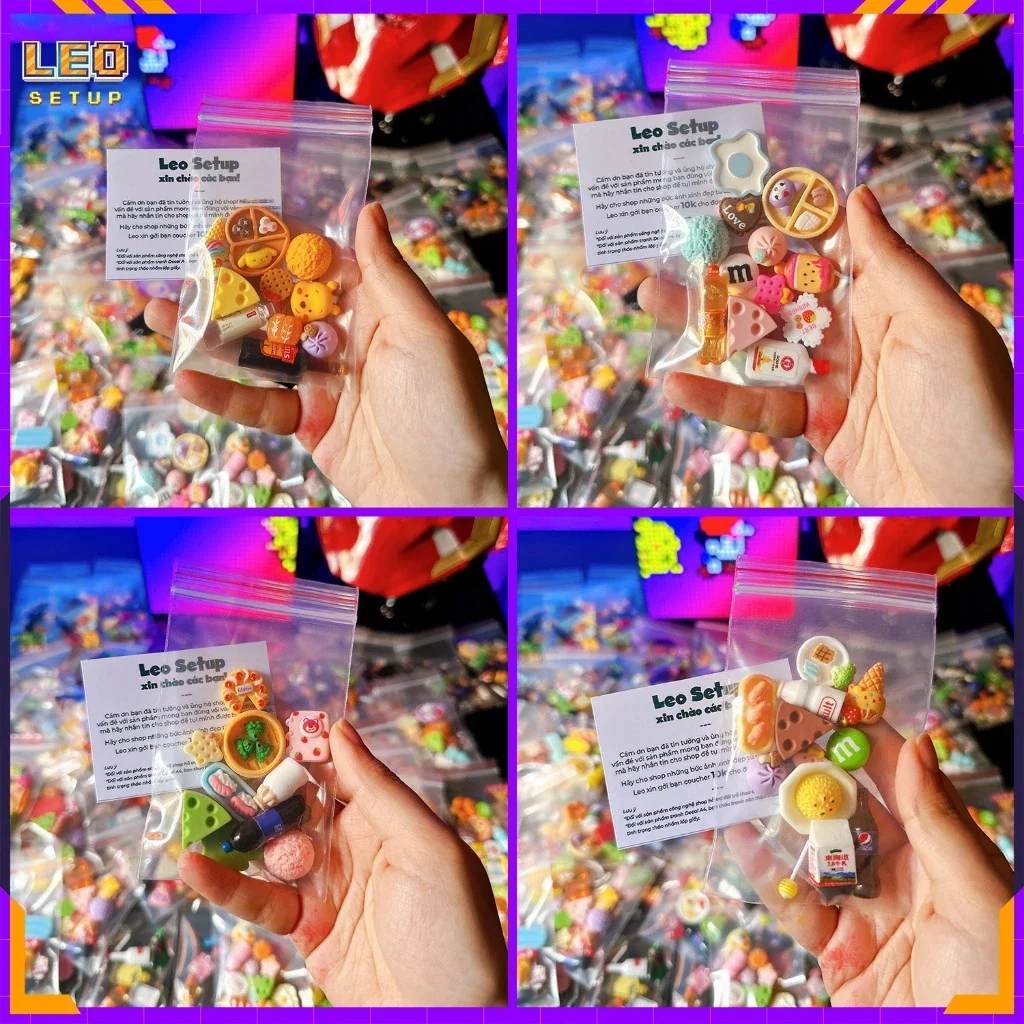 Set 10c charm ngẫu nhiên mix mẫu